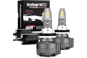DDM Tuning Saber 55W ProX Accu/V2 LED Kit, 12500LM, 4500K, Pair, (H11)