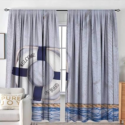 Amazon Com Buoy Thermal Room Darkening Window Curtains