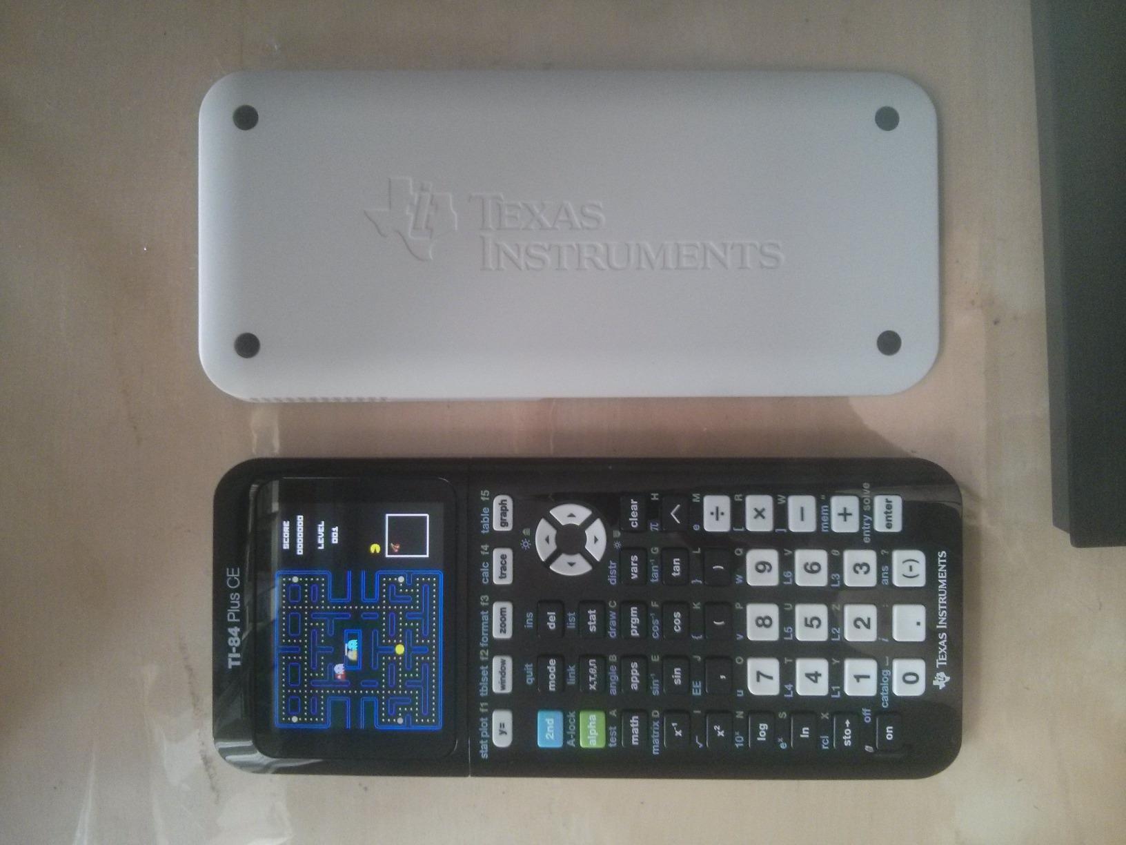Texas Instruments TI84 Plus CE Plum Graphing Calculator Gadgets