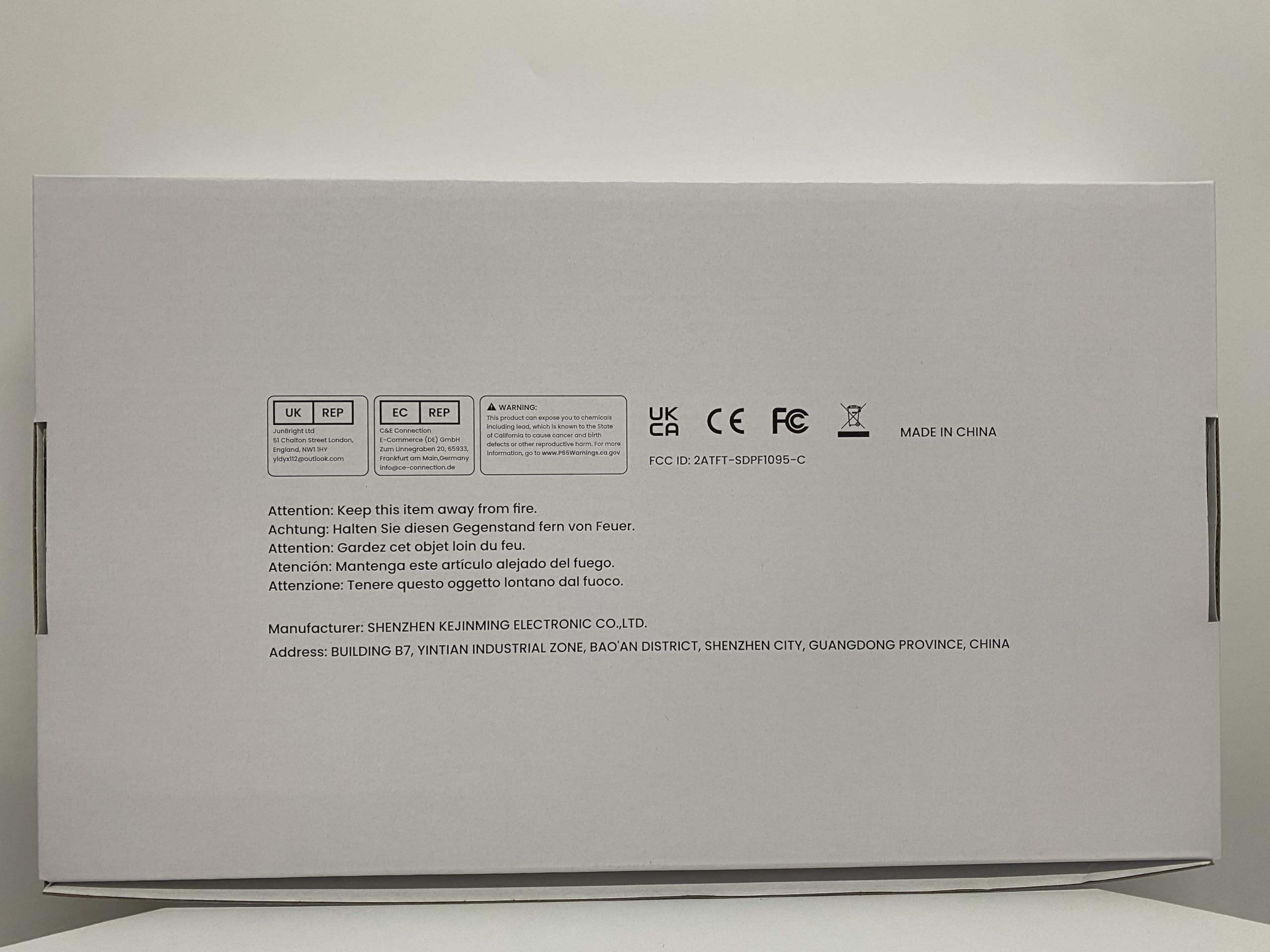 BIGASUO Digital Picture Frame, 10.1