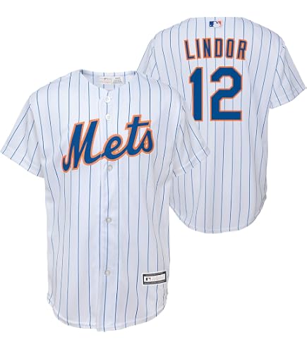 Amazon.com: Francisco Lindor New York Mets MLB Kids Youth 8-20
