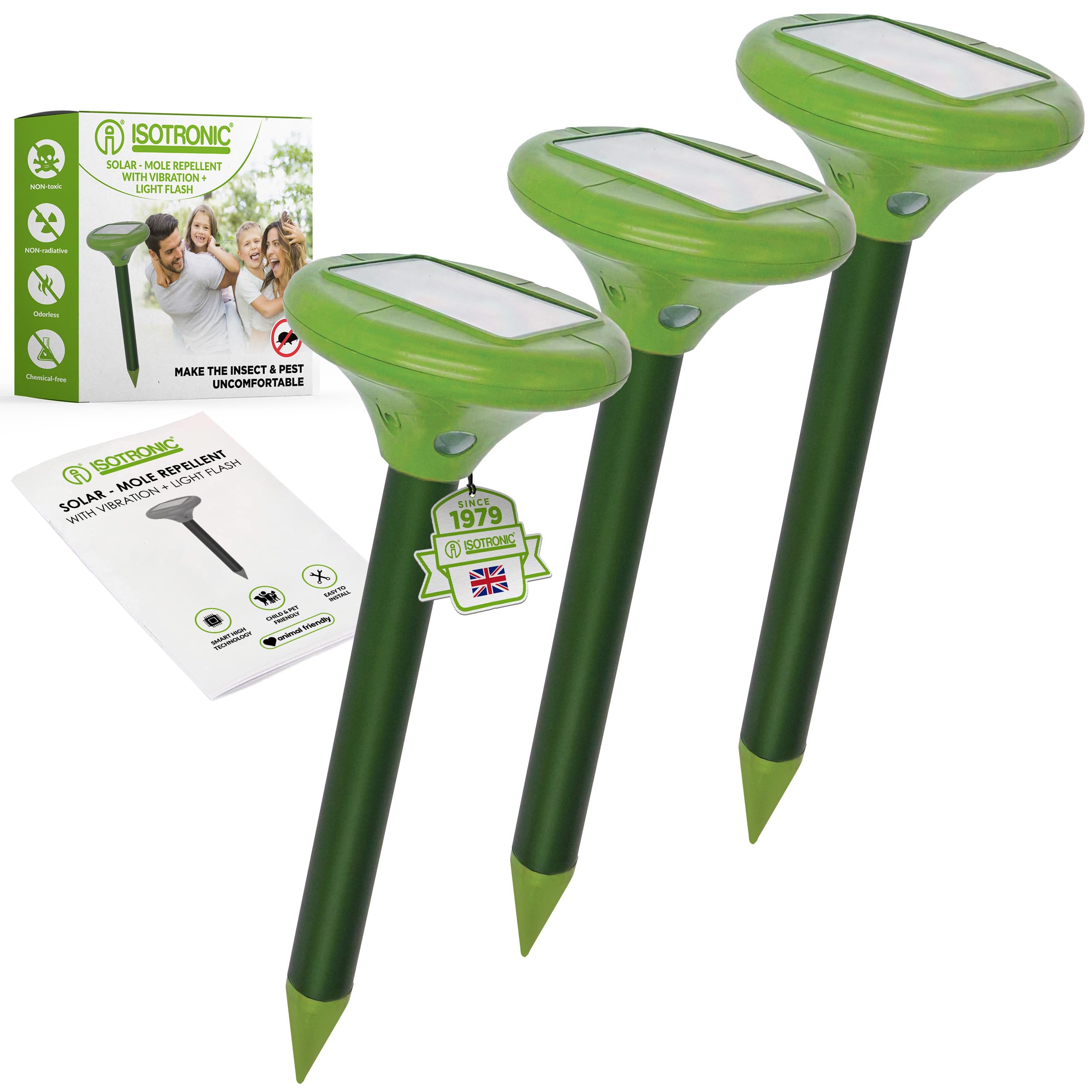 ISOTRONIC Solar Mole Scarer (3)