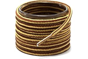 Shoemate Round Boot Shoelaces for Work Boots, Hiking Shoes and Walking Boots, Shoe Strings