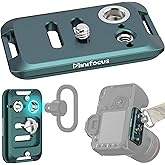 MINIFOCUS Quick Release Plate, 70mm Universal Camera Arca Swiss Plates with Wide D Stainless Steel Screw/Arca-Swiss Dovetail for DSLR Camera Tripod Ballhead