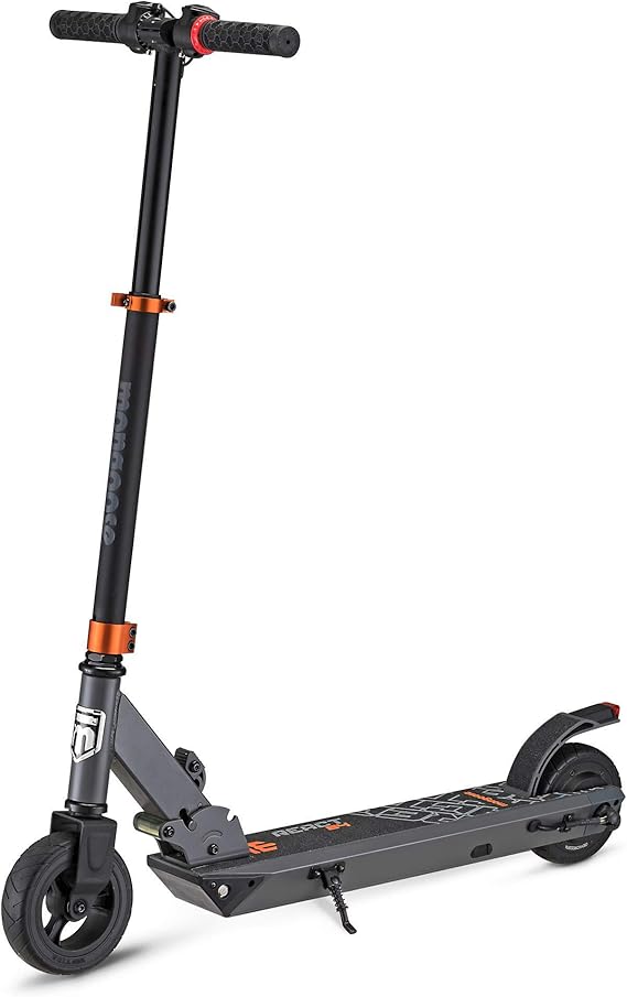 Mongoose React Electric Kids Scooter, Boys & Girls Ages 8+, Max Rider Weight Up to 175lbs