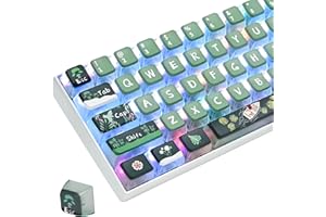 iTastatur Pudding Keycaps,118 Keycap Set keycaps 60 Percent, ASA Profile Custom Keycap, PBT Dye-Sublimation Translucent ANSI 