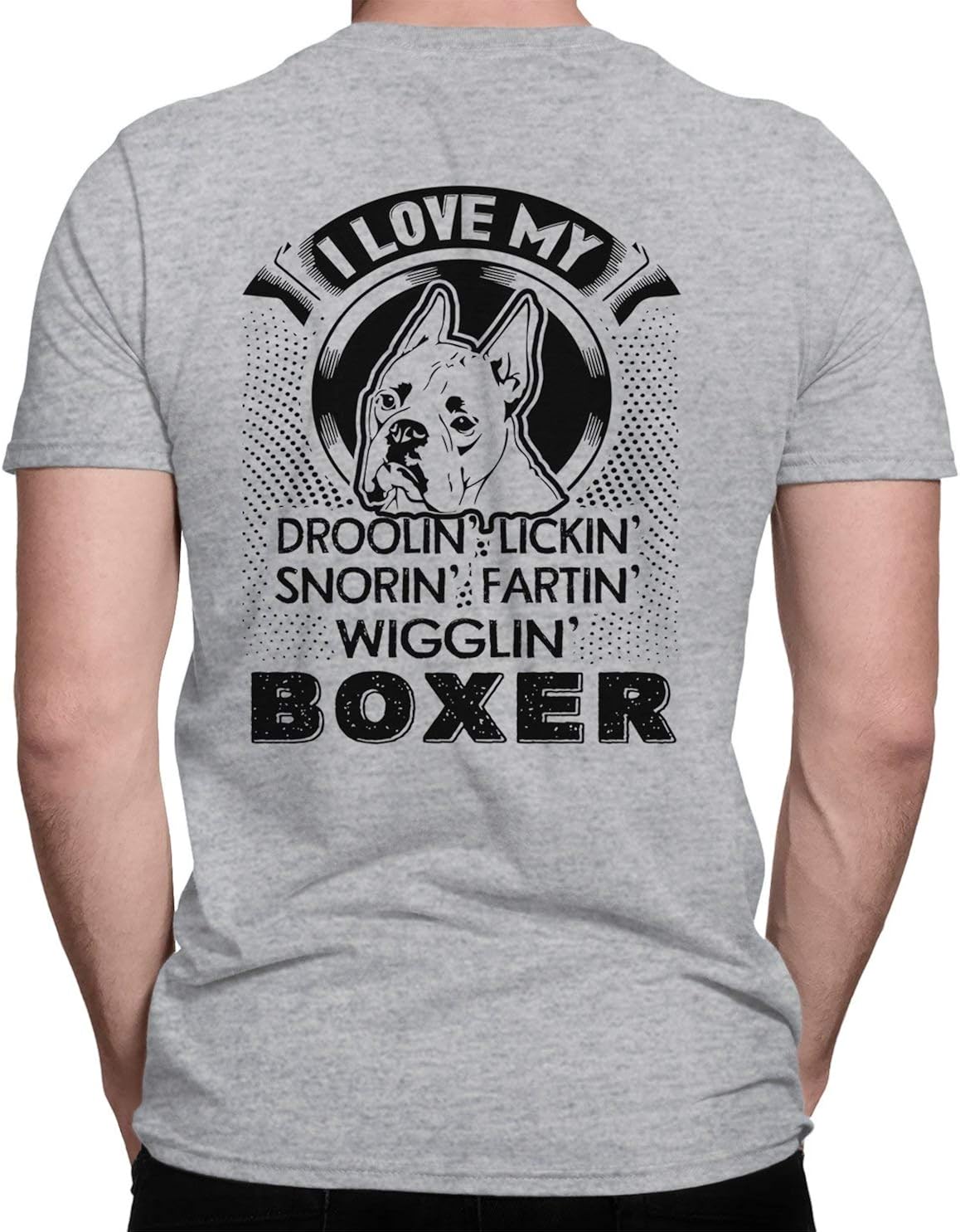 Unique I Love My Boxer Clothes Gifts, Boxer Dog T Shirt