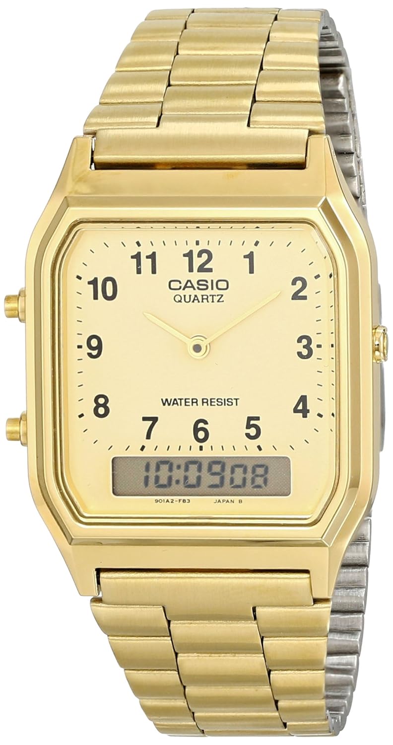 Casio aq230 gold Clearance