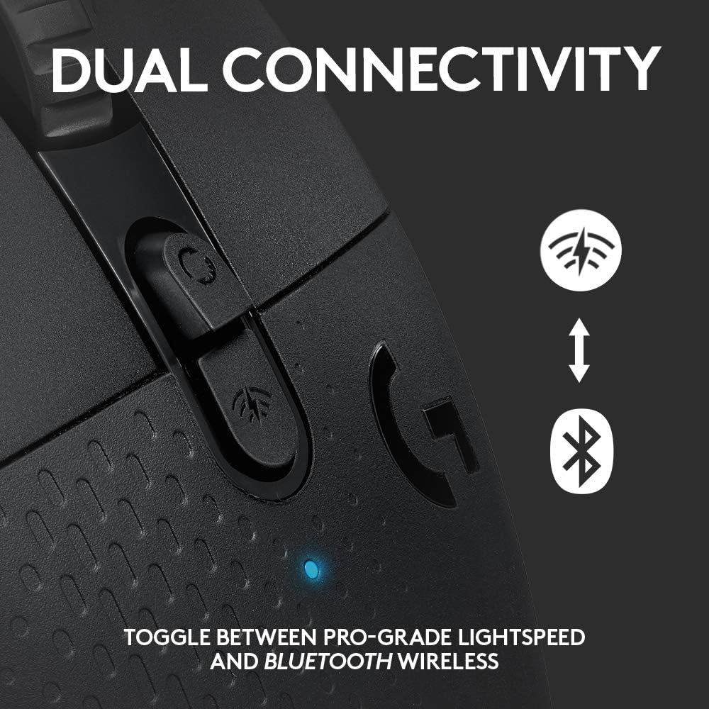 Logitech G604 LIGHTSPEED Wireless Gaming Mouse with 15 programmable controls, up to 240 hour battery life, dual wireless connectivity modes, hyper-fast scroll wheel: Computers & Accessories