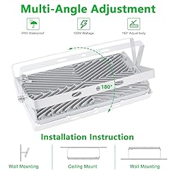 LED Flood Lights Outdoor, 100W 10000LM Outside Work