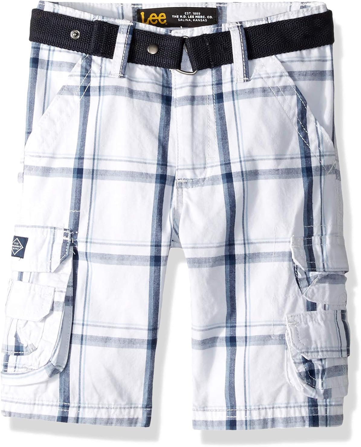 Lee Boys' Dungarees Belted Wyoming Cargo Short: Clothing