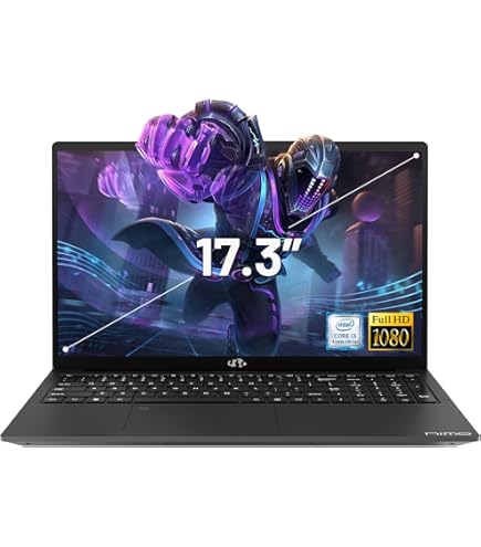 17.3" FHD 120Hz Laptop - Intel N100 Processor, 16GB DDR5 RAM, 1TB SSD, Backlit Keyboard, Windows 11