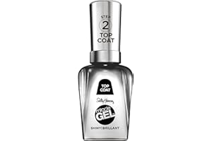 Sally Hansen Miracle Gel™, Shiny Top Coat, Long Lasting, Gel-Like Formula, No UV Lamp Needed, Clear Nail Polish