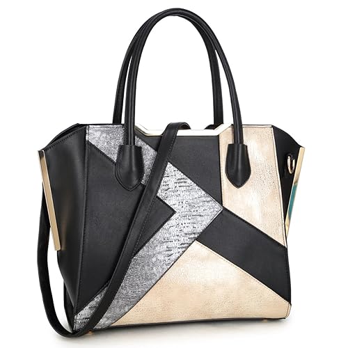 Snake Skin Patchwork Women Designer Handbags Vegan Leather Satchel Bags Shoulder Bags Purses