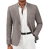 COOFANDY Mens Casual Sport Coat Lightweight Two Button Blazer Slim Fit Business Jackets