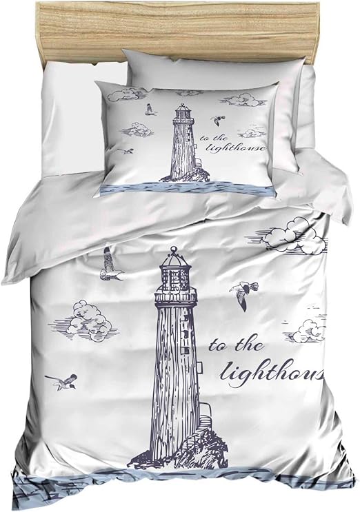 Amazon Com Ozinci 3d Nautical Bedding Set Lighthouse Themed