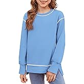 blibean Girls Long Sleeve Sweathirts Pullover Tops Size 6-15 Years