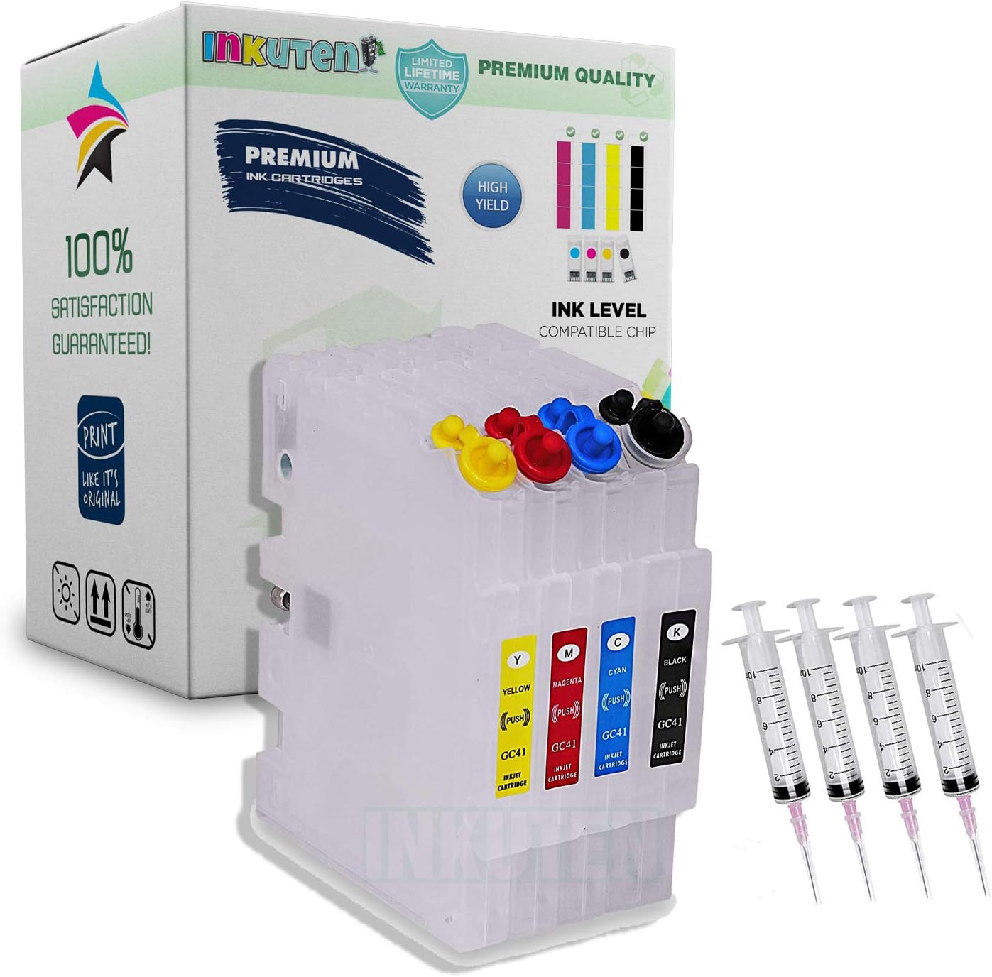 INKUTEN SAWGRASS SG400 SG800 SG400NA SG800NA Refillable Cartridges