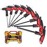 Lichamp 8 Pieces Metric T Handle Allen Wrench