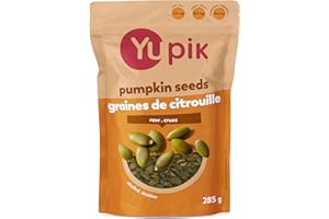 Yupik Raw Pumpkin Seeds, Shelled Kernels, 285 g, Kosher, Gluten-Free, Unsalted, Unroasted, No Shell, Nutritious & Healthy Sna