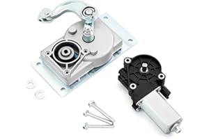 XPORTION RV Gear Box Linkage with Motor Compatible with Kwikee 22, 23, 28A, 30, 32, 33, 34, 35, 36, 38, 40 Series Steps，RV Step Motor Replace Part Number:366043 1101428 676061 2141001 379147，12V DC 13NM