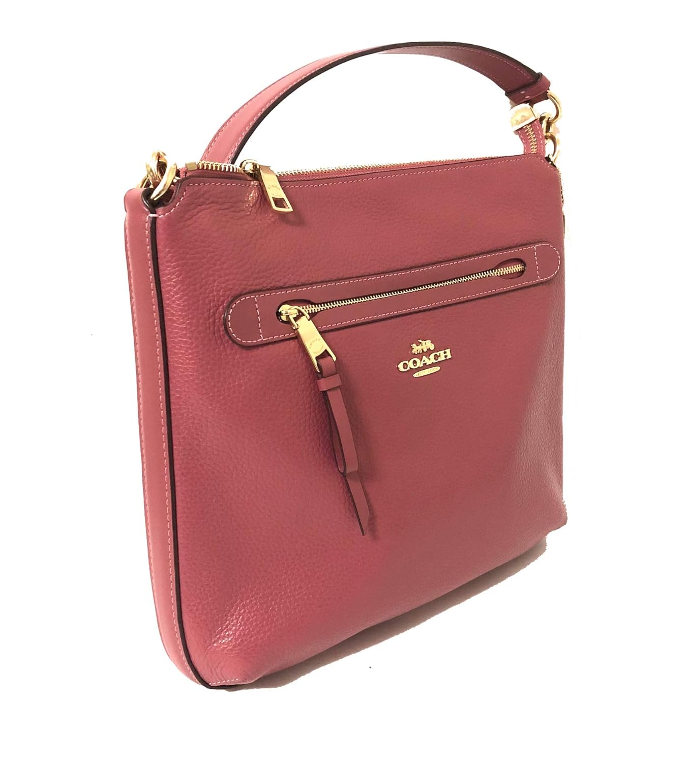 BLACK PEBBLED LEATHER MAE CROSSBODY HANDBAG BAG BRAND NEW WOMENS COACH