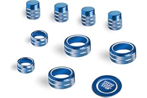 AuTK Air Conditioning, Vent Knob Cover for Honda Civic Accessories 2022 2023 2024 2025 for Honda CRV 2023 2024 2025 for Acura Integra 2023 2024 2025 Start/Stop Push Button Ring Trim 11Pcs(7 inch)