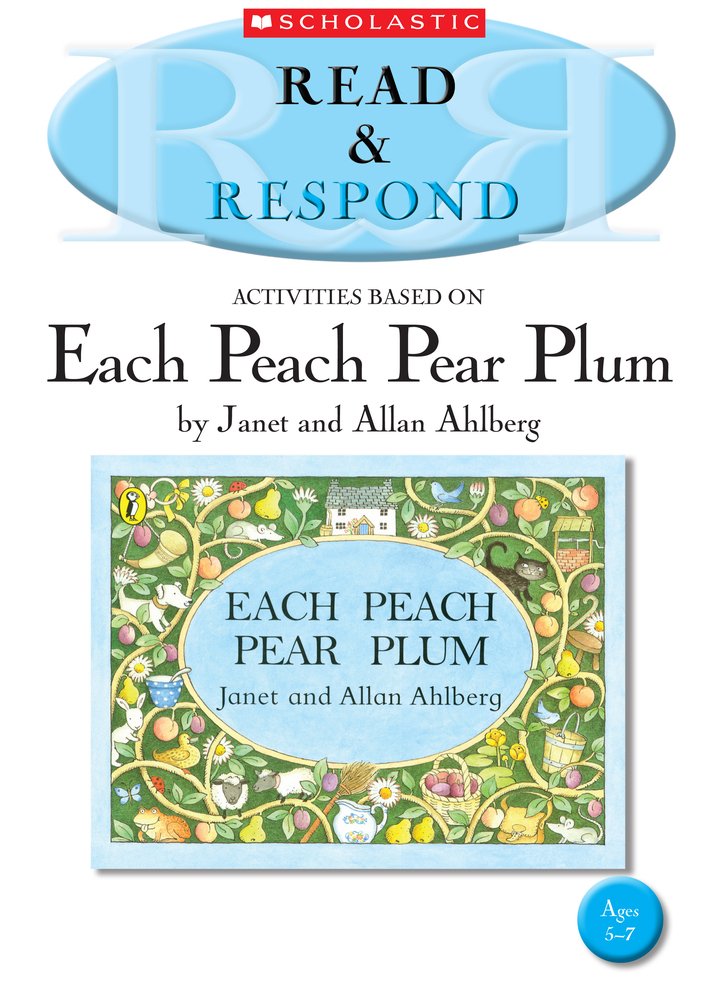Each Peach Pear Plum Read Respond Amazon Co Uk Snashall Sarah Thomas Huw 9781407127293 Books
