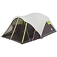 Coleman Steel Creek 6-Person Tent with Screened Porch & Integrated Rainfly, Weatherproof Tent with Screen Room Sets Up in Minutes, Fits Queen-Size Airbed