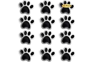 6/12/50/100Pcs Silver Paw Award Lapel Pin 1 “ -School Student Awards Mascot Brooch Animal Badge For Clothes Bags Hats
