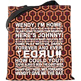 WSNANG Horror Movie Quotes Inspired Tote Bag Wendy & Danny Reusable Grocery Bag Grady Twins Fans Gift