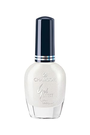 Chambor Gel Effect Nail Lacquer, White No.601, 10 ml