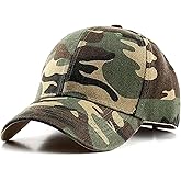 Malaxlx Baseball Cap for Men Women Adjustable Outdoor Sports Hat American Flag Camo Classic Style