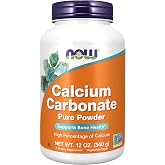 NOW Supplements, Calcium Carbonate Powder, Supports Bone Health*, 12 oz