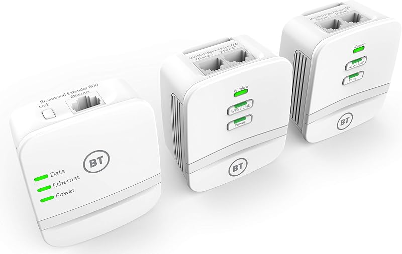BT Mini Wi-Fi Home Hotspot 600 Powerline AV600 N150 Wi-Fi Kit