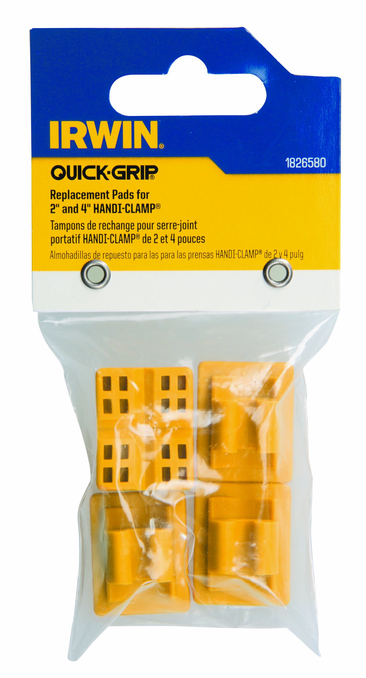 Irwin Tools 1826579 Replacement Pads for Qucik-Grip Handi-Clamps (Pack of 6)