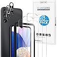 OMOTON Screen Protector for Samsung Galaxy A14 5G, [3+2 Pack] for A14 screen protector & Camera Lens Protector, Case Friendly/Tempered Glass/Alignment Frame(6.6 Inch, 2023 Released)