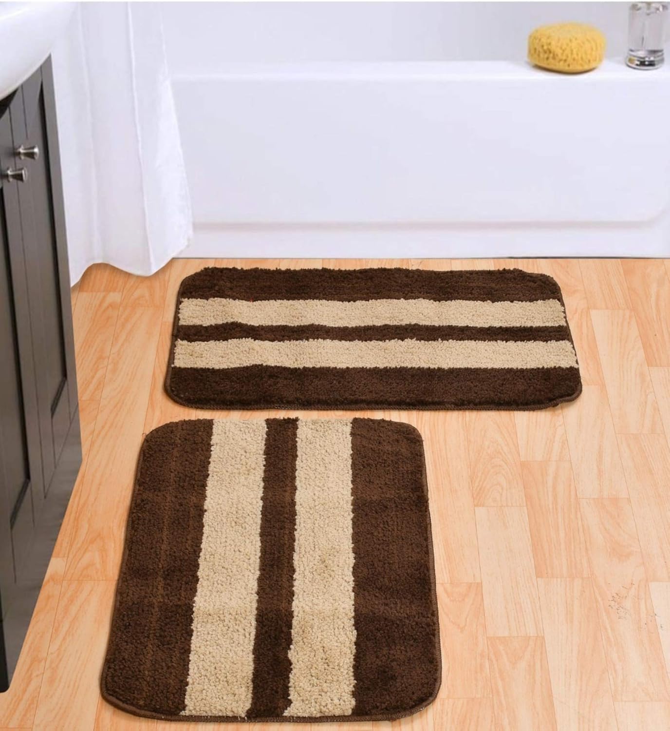 Father Textile Anti Skid Microfiber Door Mat Set of 216 x 23 Inches