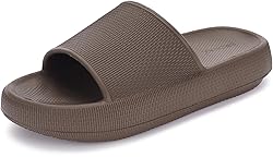 BRONAX Slides for Men Recovery Pillow Slippers