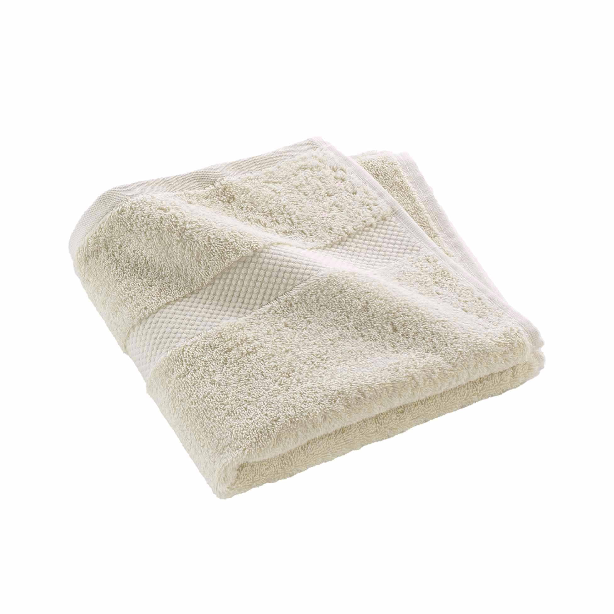 Douceur d'Intérieur, Elegance Sand Hand Towel (50 x 90 cm) 100% Cotton Plain
