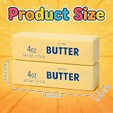 Pipihome 2 Pack Butter Squishy Toys Solid PU Foam Slow Rising Squishies view 5