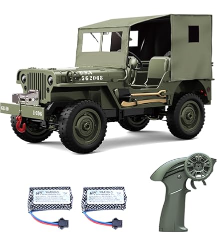 Amazon.com: Yiwsnust RC Jeep 1/10 Scale Willys Hobby RC Car Off
