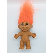 Amazon.com: Troll Doll Orange Hair Vintage Figures Retro Rare 