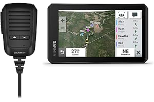 Garmin Tread Powersport Off-Road Navigator with Group Ride Radio, Group Tracking and Voice Communication, 5.5" Display, 010-0