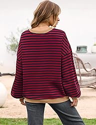 UEU Womens Oversized Long Sleeve Sweatshirts Color