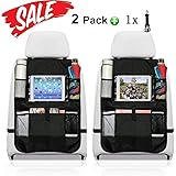 SURFOU Auto Sitzorganizer - Rückenlehnenschutz Mit Taschen Wasserdicht