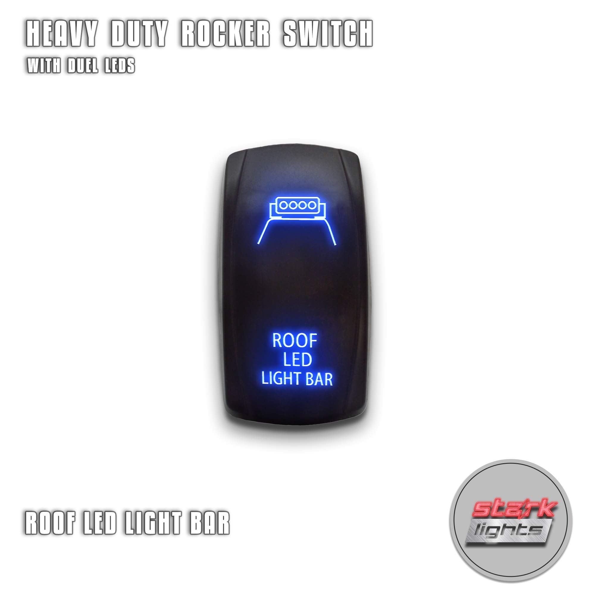 Interruttore Stark Reverse Light Switch Stark LED Laser Backlit Rocker ...