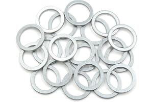 X AUTOHAUX 20pcs Engine Oil Crush Washers Drain Plug Gaskets 18mm ID. 23.9mm OD. for Car