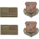 US Air Force Air National Guard OCP Spice Brown Patch and Flag Bundle USAF