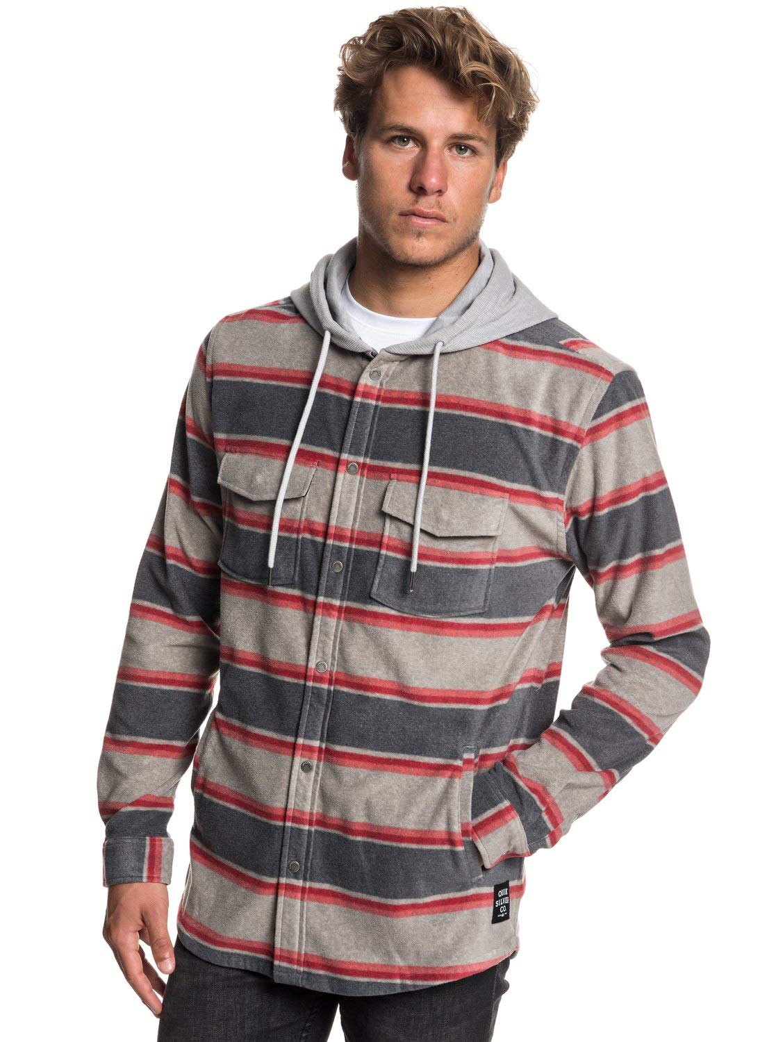 hoodie under flannel shirt